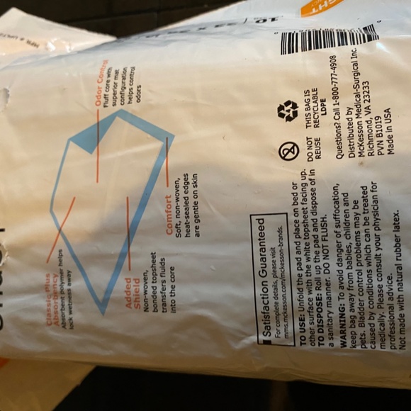 Home- Disposable UnderPads (23” x 36”) Light Absorbent Classic Plus - Picture 8 of 16